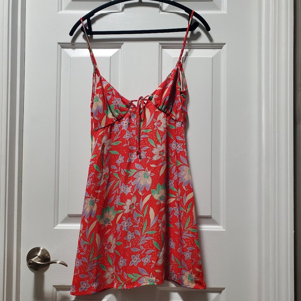 RESA Red Floral Mini Dress